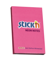 Bločky 76x51 mm růžové neon