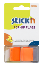 Záložky průh.PopUp oranž 45x25
