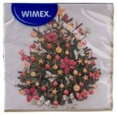 Ubrousky 33 x 33 cm, Vánoční stromeček