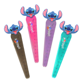 Školní pravítko Stitch Black 12 cm
