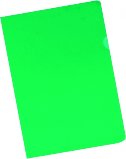 Zakládací obal  L, A4, 110u, zelený   100 ks