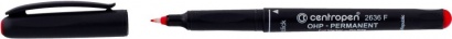 Popisovač OHP 2636 F, 0.6 mm, červený