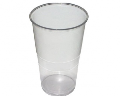 Kelímky plastové průhledné 500 ml   10 ks