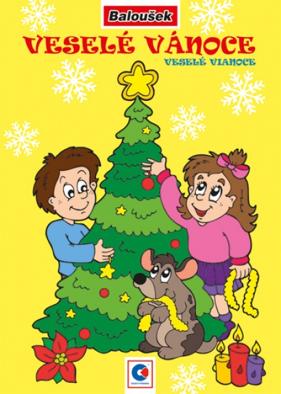 Omalovánky A5 Veselé Vánoce