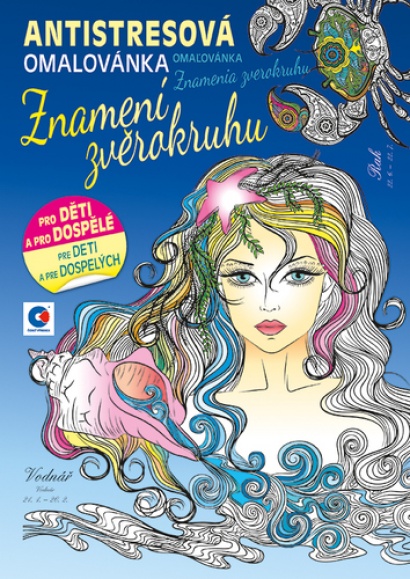 Antistresové omalovánky A4 - Znamení zvěrokruhu