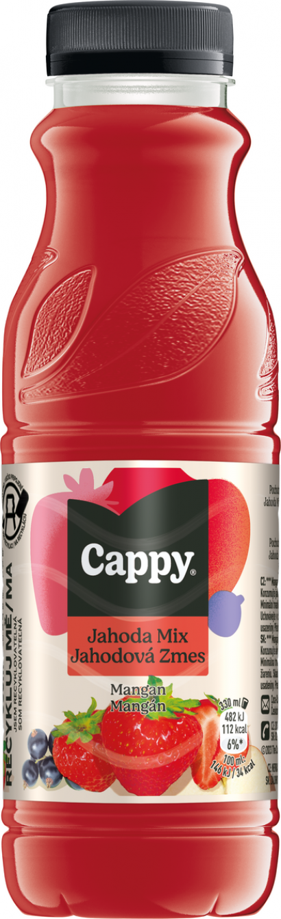 Cappy Jahoda 35 % nektar 12 x 330 ml